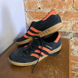 Adidas Hamburg - orange and black 6.5